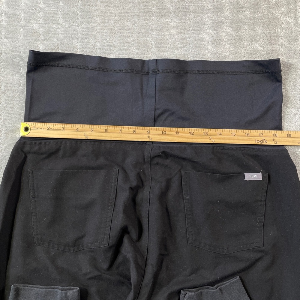 Figs Black Cropped Jogger Pants - Picture 4 of 8